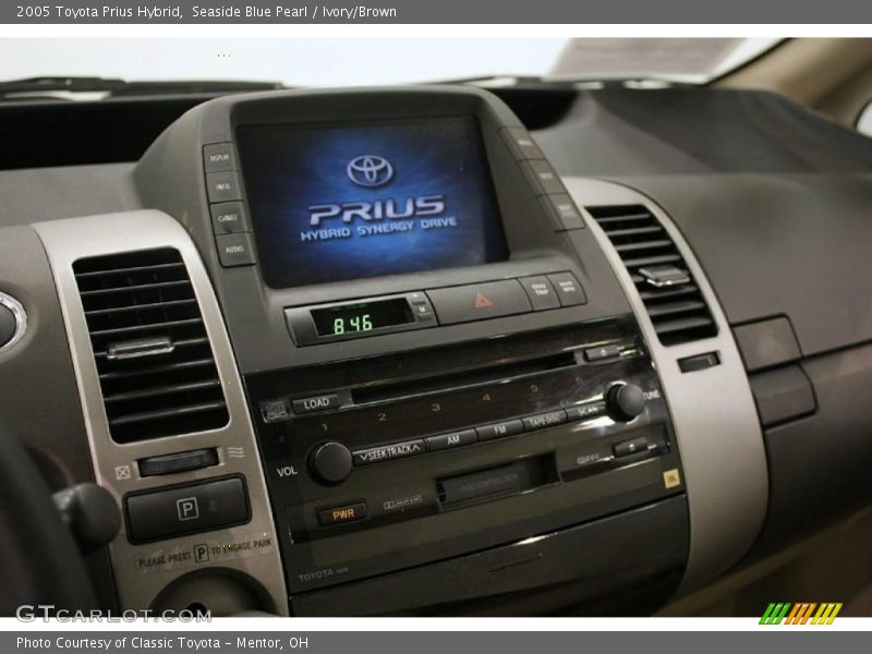 Seaside Blue Pearl / Ivory/Brown 2005 Toyota Prius Hybrid