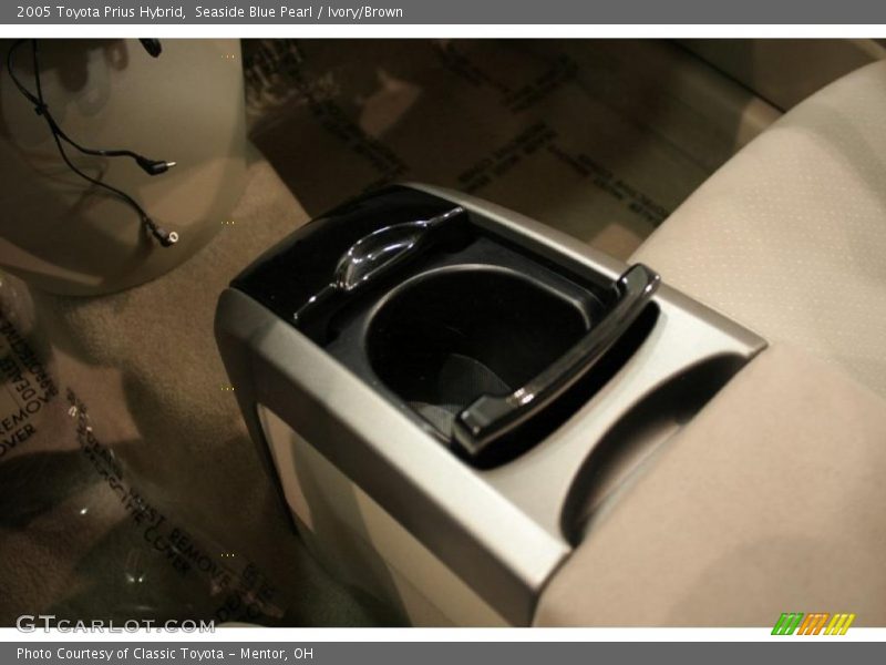 Seaside Blue Pearl / Ivory/Brown 2005 Toyota Prius Hybrid