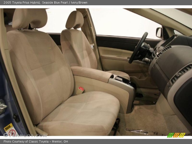 Seaside Blue Pearl / Ivory/Brown 2005 Toyota Prius Hybrid