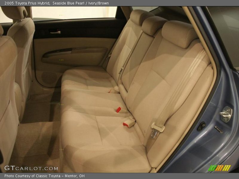 Seaside Blue Pearl / Ivory/Brown 2005 Toyota Prius Hybrid