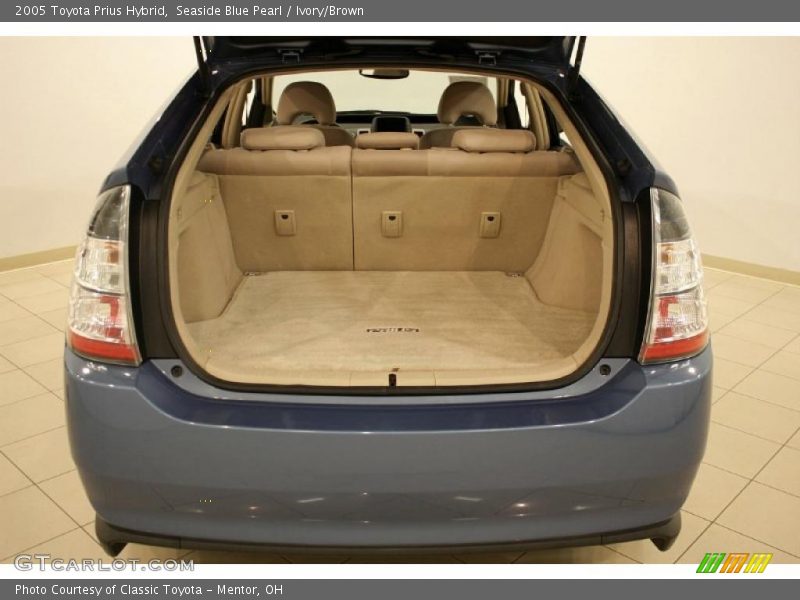 Seaside Blue Pearl / Ivory/Brown 2005 Toyota Prius Hybrid