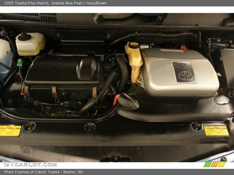 Seaside Blue Pearl / Ivory/Brown 2005 Toyota Prius Hybrid