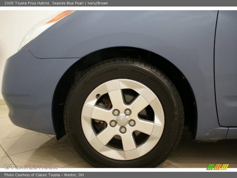 Seaside Blue Pearl / Ivory/Brown 2005 Toyota Prius Hybrid