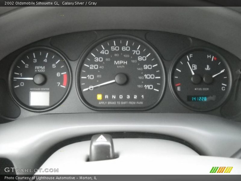 Galaxy Silver / Gray 2002 Oldsmobile Silhouette GL
