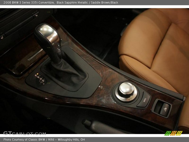 Black Sapphire Metallic / Saddle Brown/Black 2008 BMW 3 Series 335i Convertible