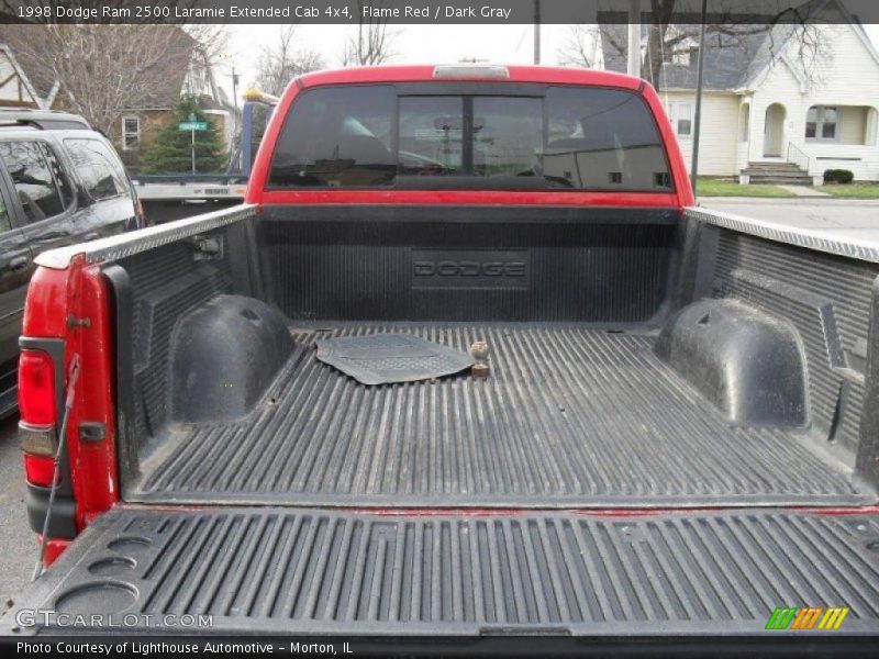 Flame Red / Dark Gray 1998 Dodge Ram 2500 Laramie Extended Cab 4x4