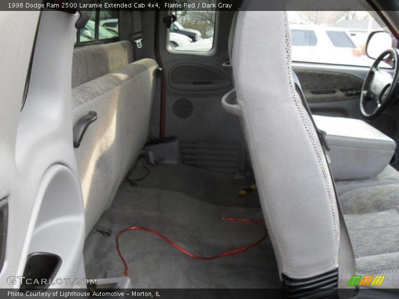 Flame Red / Dark Gray 1998 Dodge Ram 2500 Laramie Extended Cab 4x4