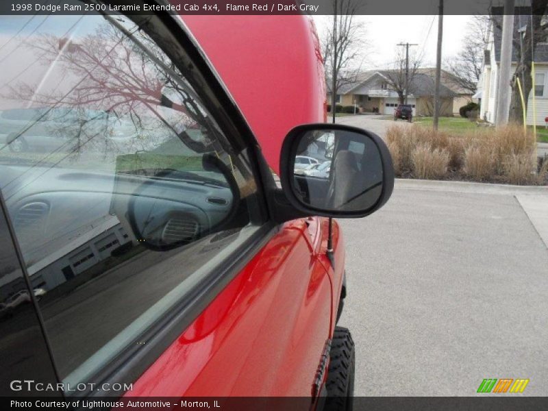 Flame Red / Dark Gray 1998 Dodge Ram 2500 Laramie Extended Cab 4x4