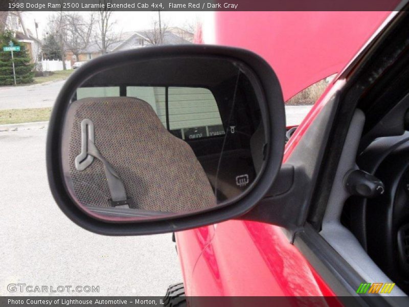 Flame Red / Dark Gray 1998 Dodge Ram 2500 Laramie Extended Cab 4x4