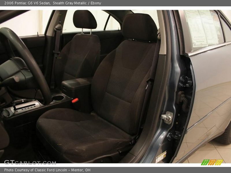 Stealth Gray Metallic / Ebony 2006 Pontiac G6 V6 Sedan