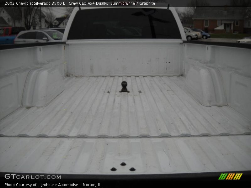 Summit White / Graphite 2002 Chevrolet Silverado 3500 LT Crew Cab 4x4 Dually