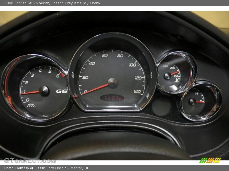 Stealth Gray Metallic / Ebony 2006 Pontiac G6 V6 Sedan