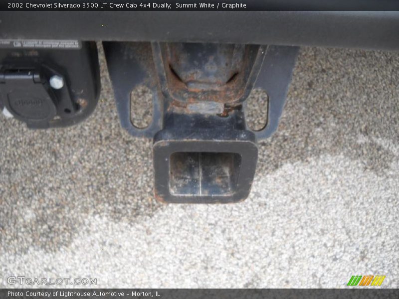 Summit White / Graphite 2002 Chevrolet Silverado 3500 LT Crew Cab 4x4 Dually