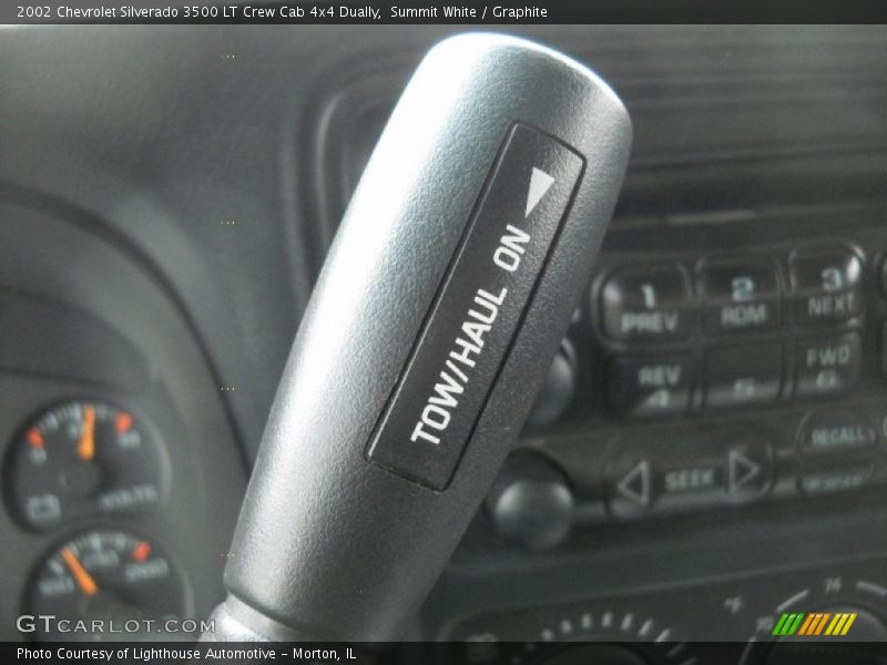 Summit White / Graphite 2002 Chevrolet Silverado 3500 LT Crew Cab 4x4 Dually