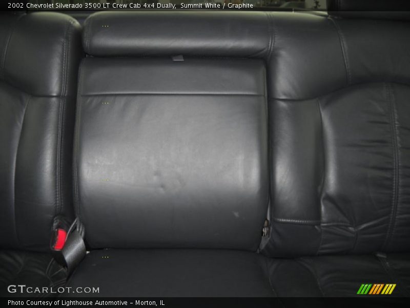 Summit White / Graphite 2002 Chevrolet Silverado 3500 LT Crew Cab 4x4 Dually