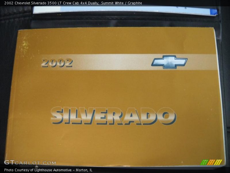 Summit White / Graphite 2002 Chevrolet Silverado 3500 LT Crew Cab 4x4 Dually