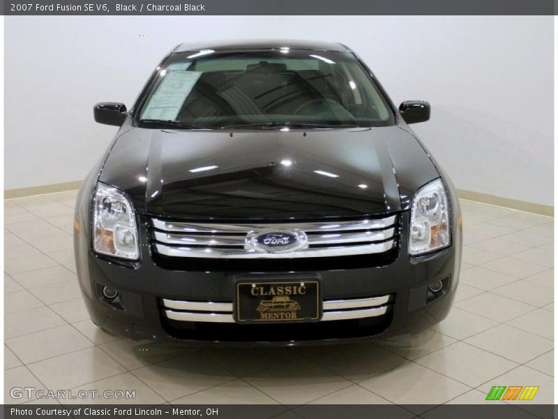 Black / Charcoal Black 2007 Ford Fusion SE V6