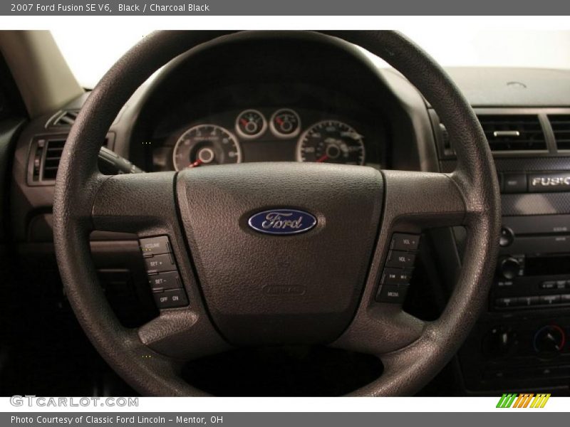 Black / Charcoal Black 2007 Ford Fusion SE V6