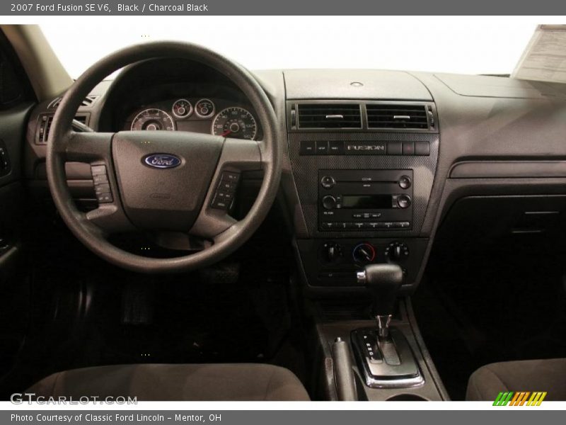 Black / Charcoal Black 2007 Ford Fusion SE V6