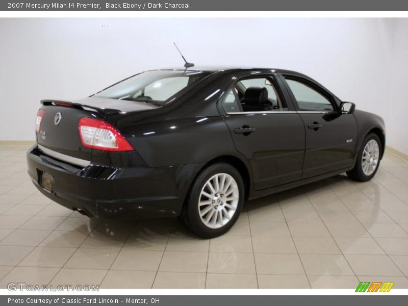 Black Ebony / Dark Charcoal 2007 Mercury Milan I4 Premier
