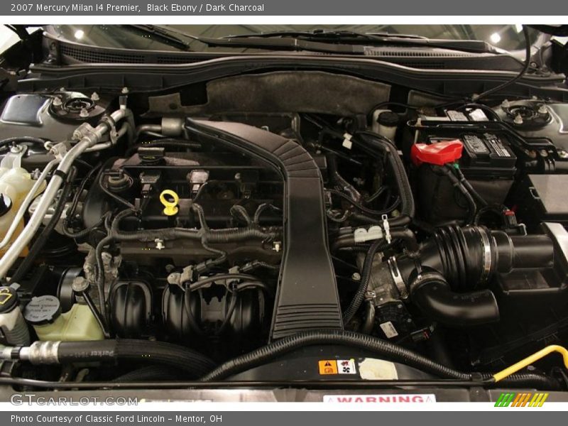 Black Ebony / Dark Charcoal 2007 Mercury Milan I4 Premier