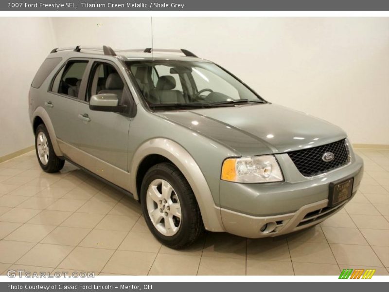 Titanium Green Metallic / Shale Grey 2007 Ford Freestyle SEL