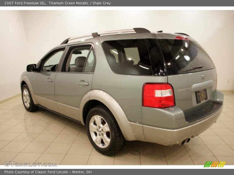 Titanium Green Metallic / Shale Grey 2007 Ford Freestyle SEL