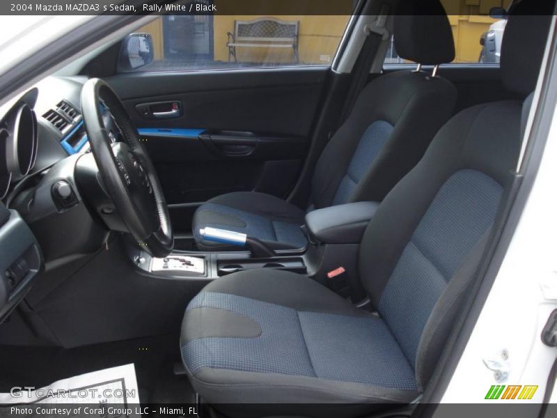 Rally White / Black 2004 Mazda MAZDA3 s Sedan