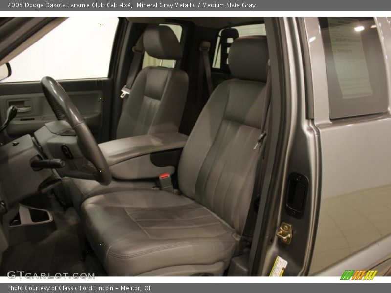 Mineral Gray Metallic / Medium Slate Gray 2005 Dodge Dakota Laramie Club Cab 4x4