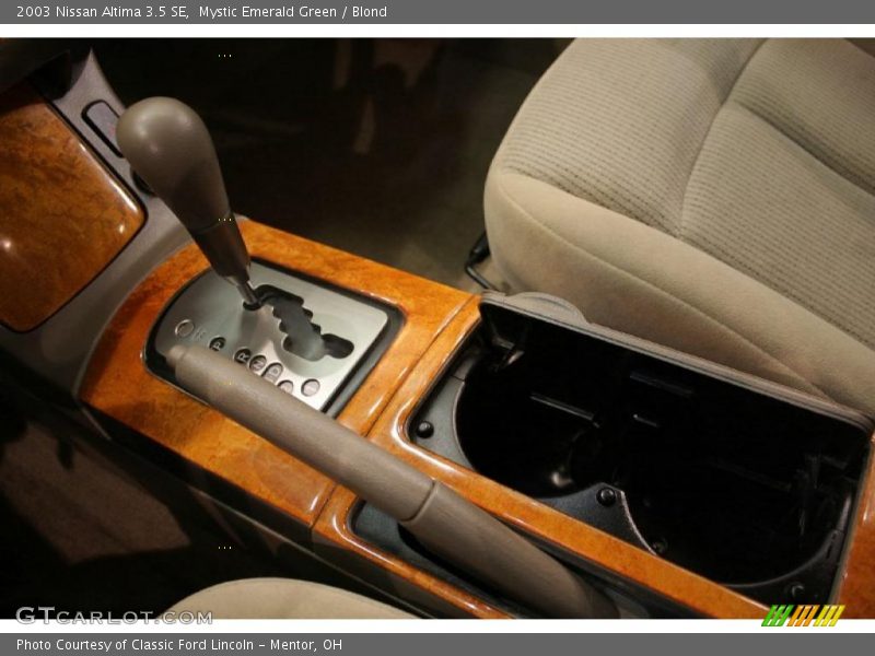 Mystic Emerald Green / Blond 2003 Nissan Altima 3.5 SE