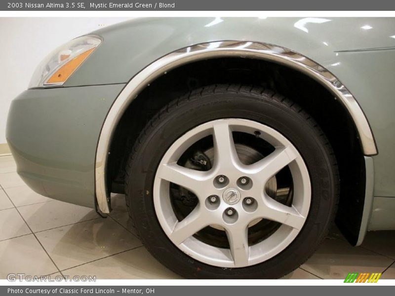 Mystic Emerald Green / Blond 2003 Nissan Altima 3.5 SE