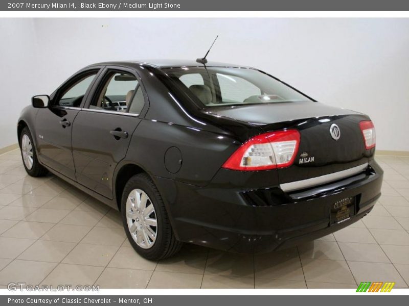 Black Ebony / Medium Light Stone 2007 Mercury Milan I4
