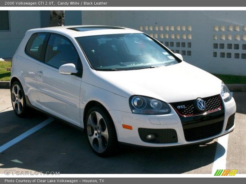 Candy White / Black Leather 2006 Volkswagen GTI 2.0T