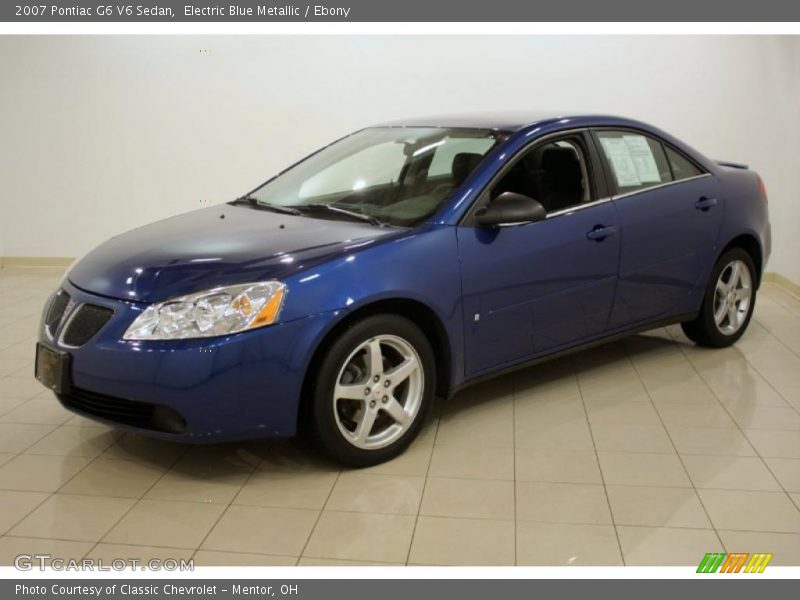 Electric Blue Metallic / Ebony 2007 Pontiac G6 V6 Sedan