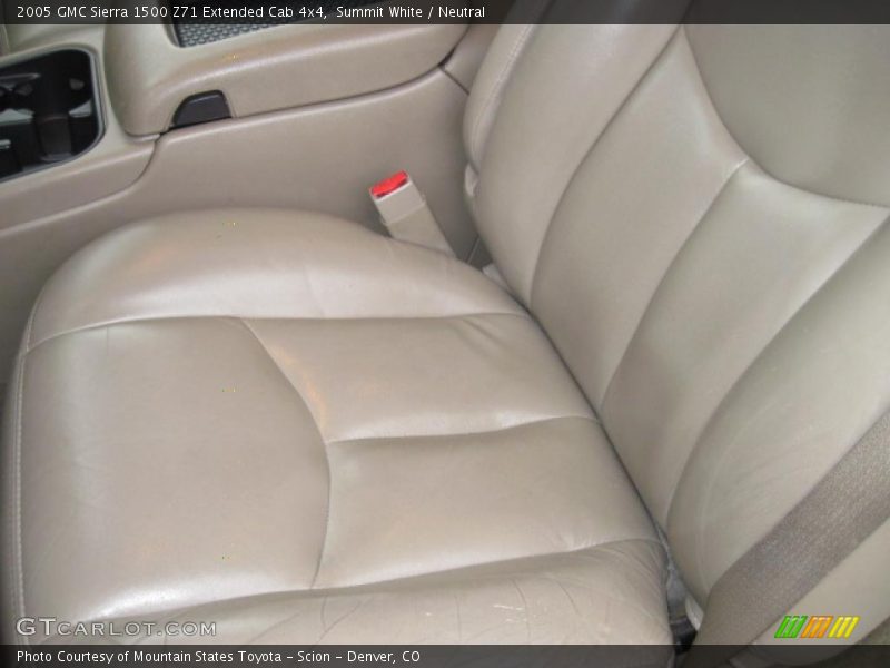 Summit White / Neutral 2005 GMC Sierra 1500 Z71 Extended Cab 4x4