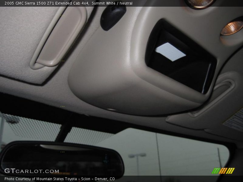 Summit White / Neutral 2005 GMC Sierra 1500 Z71 Extended Cab 4x4