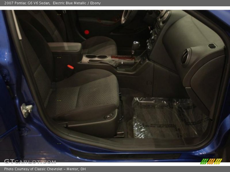 Electric Blue Metallic / Ebony 2007 Pontiac G6 V6 Sedan