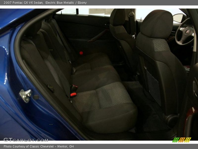 Electric Blue Metallic / Ebony 2007 Pontiac G6 V6 Sedan