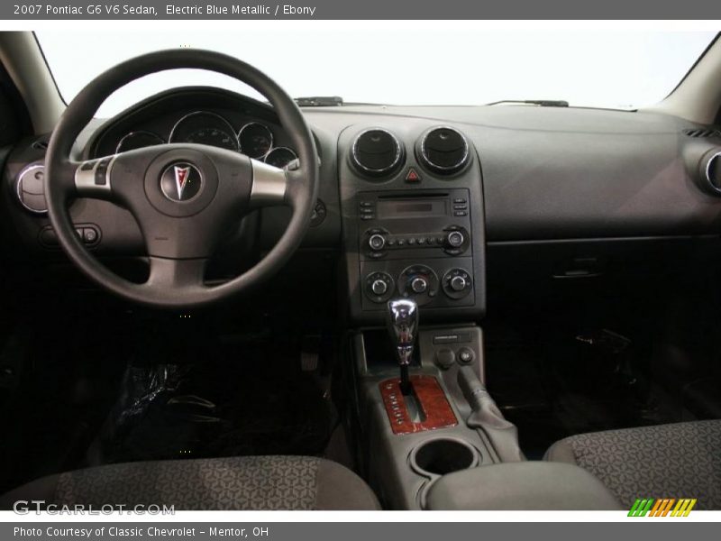 Electric Blue Metallic / Ebony 2007 Pontiac G6 V6 Sedan