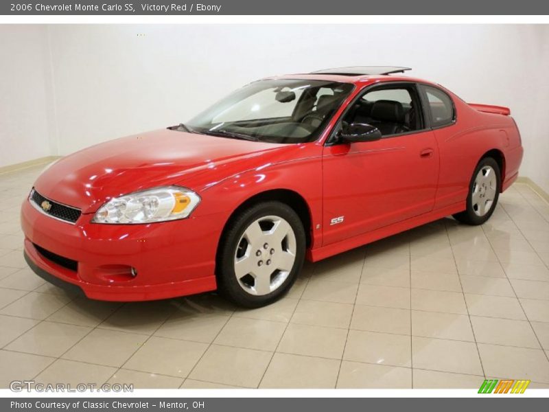 Victory Red / Ebony 2006 Chevrolet Monte Carlo SS