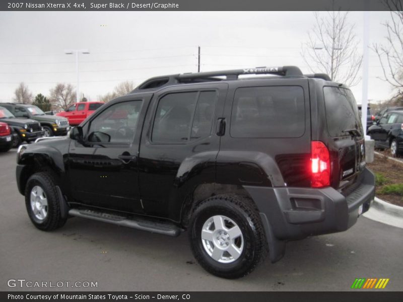 Super Black / Desert/Graphite 2007 Nissan Xterra X 4x4