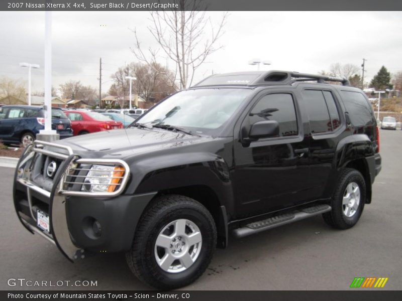Super Black / Desert/Graphite 2007 Nissan Xterra X 4x4