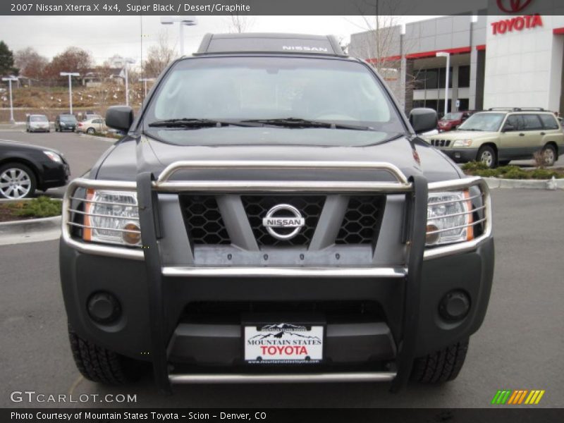 Super Black / Desert/Graphite 2007 Nissan Xterra X 4x4