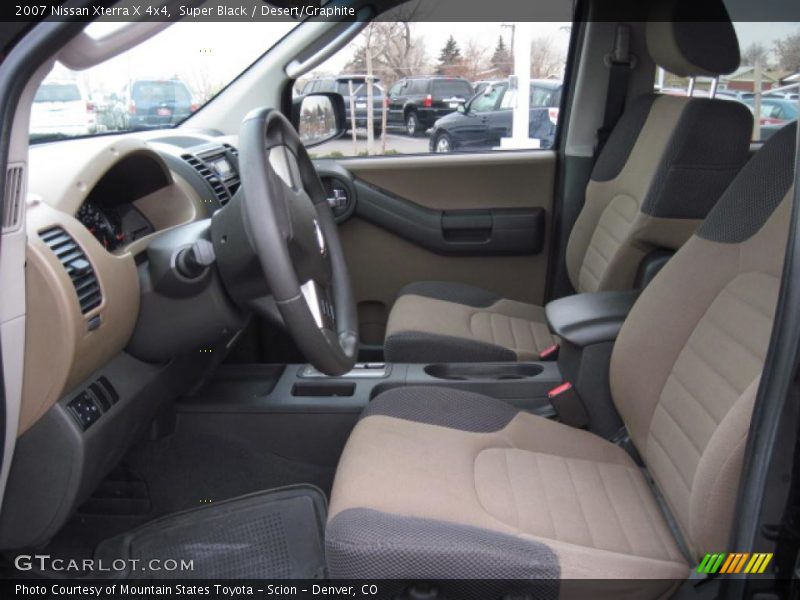 Super Black / Desert/Graphite 2007 Nissan Xterra X 4x4