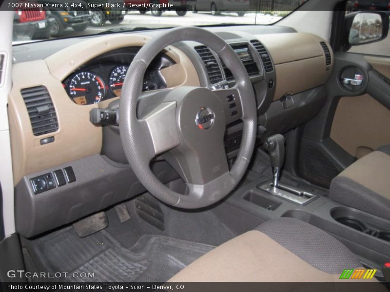 Super Black / Desert/Graphite 2007 Nissan Xterra X 4x4