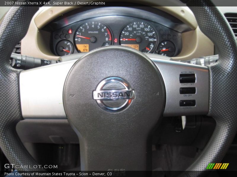 Super Black / Desert/Graphite 2007 Nissan Xterra X 4x4