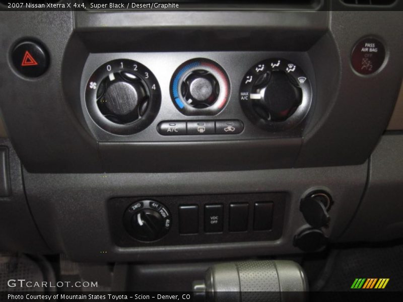 Super Black / Desert/Graphite 2007 Nissan Xterra X 4x4