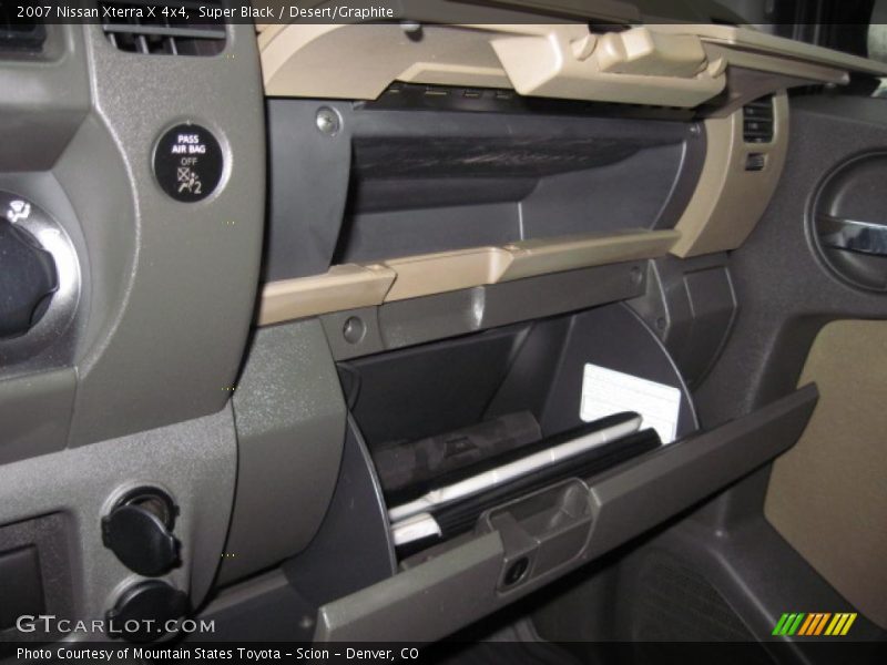 Super Black / Desert/Graphite 2007 Nissan Xterra X 4x4