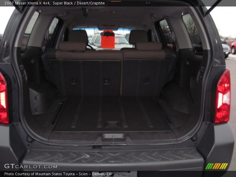 Super Black / Desert/Graphite 2007 Nissan Xterra X 4x4