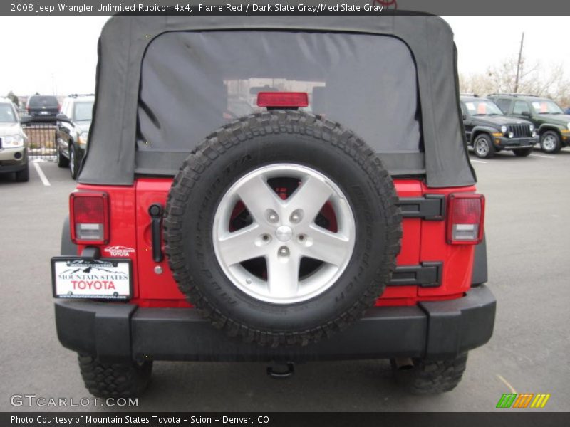 Flame Red / Dark Slate Gray/Med Slate Gray 2008 Jeep Wrangler Unlimited Rubicon 4x4